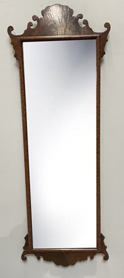 Lot 1018 - A Georgian style fretwork type wall mirror,...