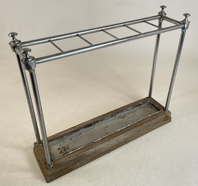 Lot 750 - An early 20th century chromed steel and cast...