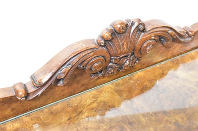 Lot 13 - A reproduction walnut dining suite, comprising...