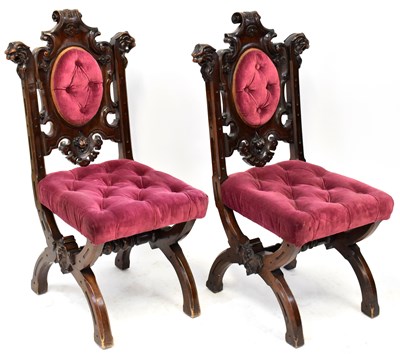 Lot 25 - A pair of late 19th/early 20th century Baroque-...