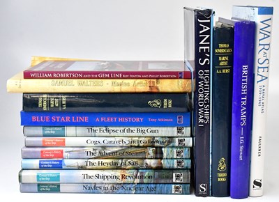 Lot 727 - MARITIME INTEREST; a collection of books on...