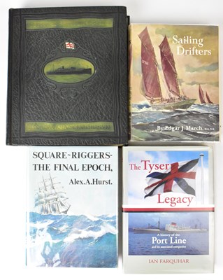 Lot 726 - MARITIME INTEREST; a collection of books on...