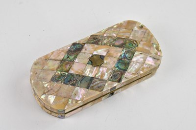 Lot 2267 - A Victorian mother of pearl travelling vanity...