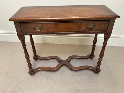Lot 116 - A reproduction Queen Anne style side table...