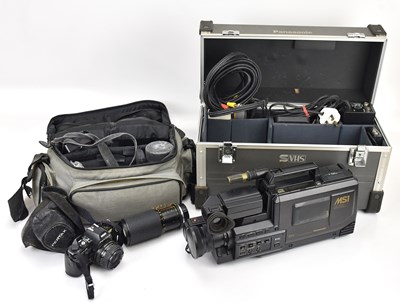 Lot 2197 - PENTAX; a Super A1 camera, with a Pentax-A...