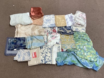 Lot 2382 - A collection of vintage fabric fragments and...