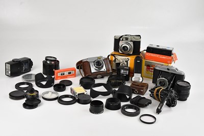 Lot 137 - A collection of cameras and photography...