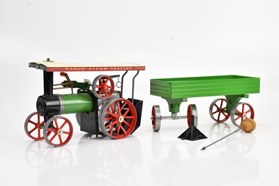 Lot 2023 - MAMOD; a steam tractor in original box, with...