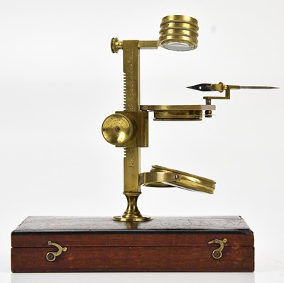 Lot 393 - ROBERT BANKS, LONDON; a brass aquatic...