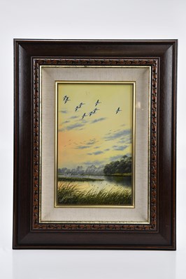 Lot 1032 - J HILLIARD; oil on board, 'September Sunlight',...