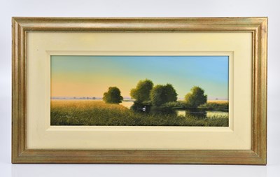 Lot 1006 - LAWRENCE COULSON; oil on board, 'Norfolk...
