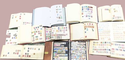 Lot 468 - A collection of eleven world stamp albums