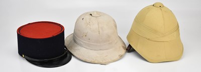 Lot 476 - Two safari hats and a French Foreign Legion...