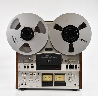 Lot 158 - SONY; a TC-756-2 reel to reel closed loop dual...