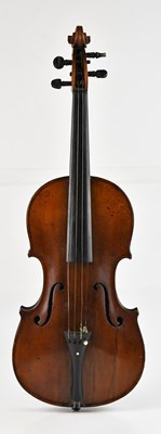Lot 6 - A German full sized violin, with two-piece...