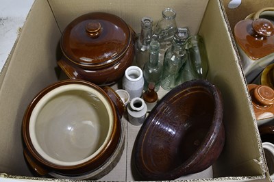 Lot 700 - A 19th century slipware dairy bowl of shallow...
