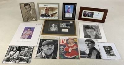 Lot 473 - A collection of signed photographs, to include...