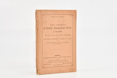 Lot 328 - WISDEN; JOHN WISDEN’S CRICKETERS' ALMANACK FOR...