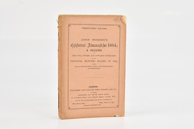 Lot 329 - WISDEN; JOHN WISDEN’S CRICKETERS' ALMANACK FOR...
