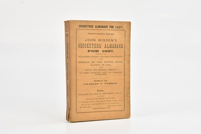 Lot 332 - WISDEN; JOHN WISDEN’S CRICKETERS' ALMANACK FOR...