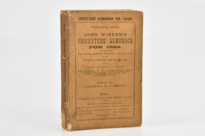 Lot 334 - WISDEN; JOHN WISDEN’S CRICKETERS' ALMANACK FOR...
