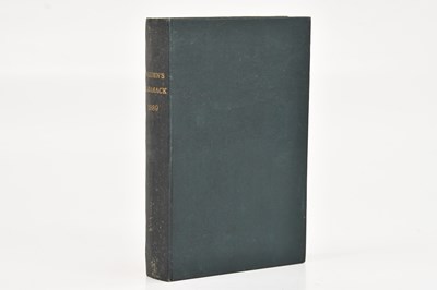 Lot 335 - WISDEN; JOHN WISDEN’S CRICKETERS' ALMANACK FOR...
