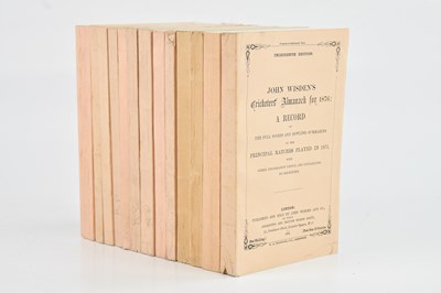 Lot 341 - WISDEN; JOHN WISDEN’S CRICKETERS' ALMANACK,...
