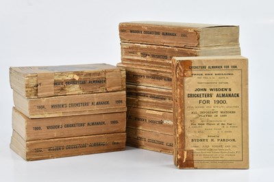 Lot 342 - WISDEN; JOHN WISDEN’S CRICKETERS' ALMANACK FOR...