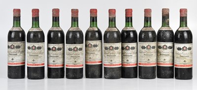 Lot 2492 - RED WINE; ten bottles of Château Croizet Bages...