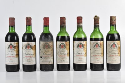 Lot 2505 - RED WINE; seven bottles of Château de...