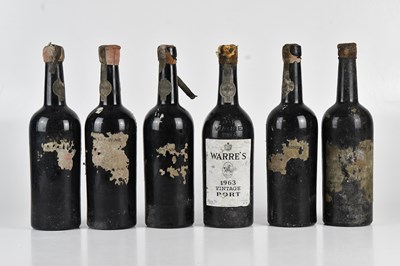 Lot 2457 - PORT; six bottles of W&J Graham & Co Finest...