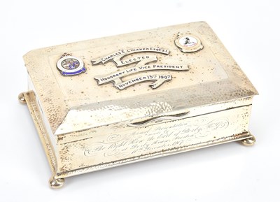 Lot 334 - ELKINGTON & CO; an Edward VII hallmarked...