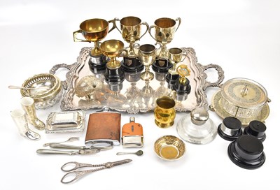 Lot 47 - A collection of assorted silver plate,...