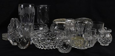 Lot 1224 - A collection of cut glassware including fruit...