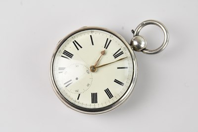 Lot 301 - A Victorian hallmarked silver open faced key...