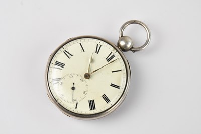 Lot 302 - A Victorian hallmarked silver key-wind open...