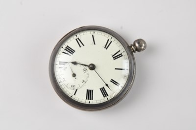 Lot 298 - A Victorian hallmarked silver cased key-wind...
