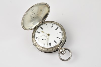 Lot 299 - A late 19th century white metal crown wind...