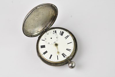 Lot 313 - A William IV hallmarked silver key-wind full...