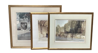 Lot 1456 - WILLIAM RUSSELL FLINT (1880-1969); colour...