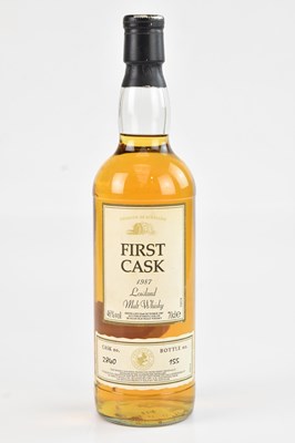 Lot 2433 - WHISKY; a bottle of 1987 First Cask Lowland...