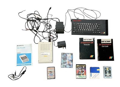 Lot 396 - SINCLAIR; a ZX Spectrum Plus computer, with ZX...