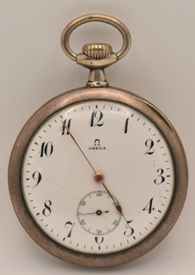 Lot 1549 - OMEGA; an early 20th century chrome cased...