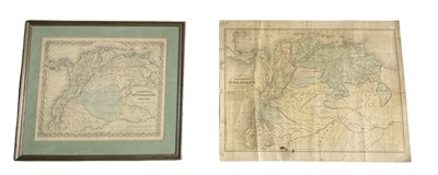 Lot 330 - A mid 19th century hand coloured engraved map,...