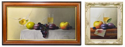 Lot 784 - MIKE WOODS (born 1967); two oils on canvas,...