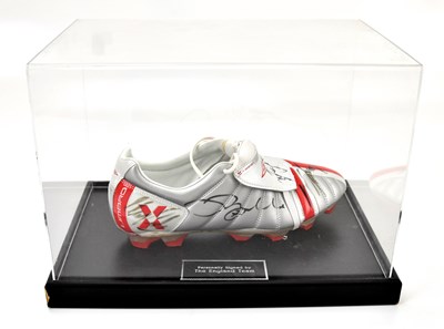 Lot 778 - ENGLAND; an autographed Umbro replica football...