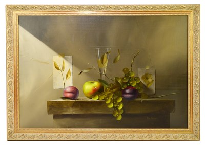 Lot 787 - MIKE WOODS (born 1967); oil on canvas, still...