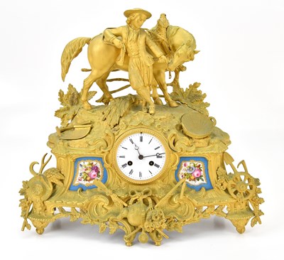 Lot 195 - A French late 19th century ormolu and...
