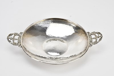 Lot 96 - A E JONES; a George VI hallmarked silver Arts...