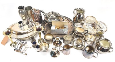 Lot 7 - A mixed collection of electroplated items...